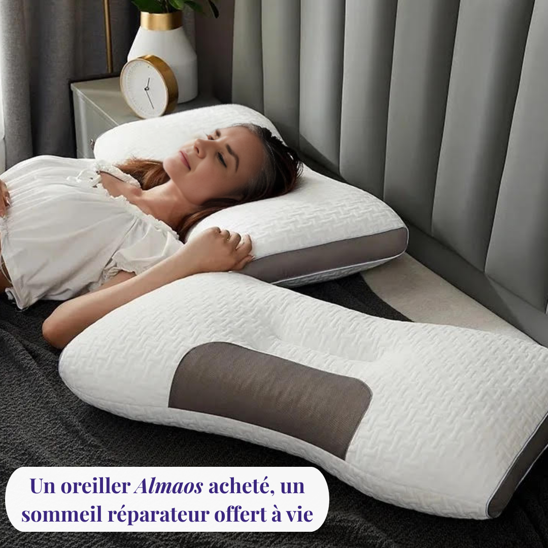 Oreiller mémoire de forme aux fibres naturelles de soja